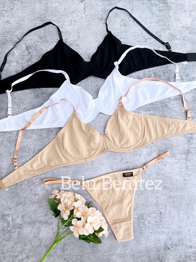 Conj. brallet aro algodón PACK X6 y X12 unid. 