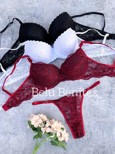 Conjunto armado encaje X6 o X12 unidades