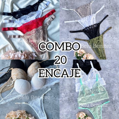 Combo ENCAJE 20 articulos