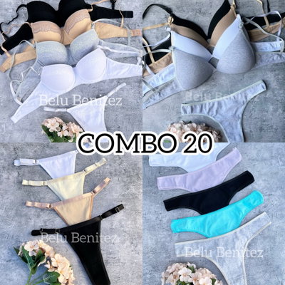 Combo ESENCIAL algodón 20 unidades 