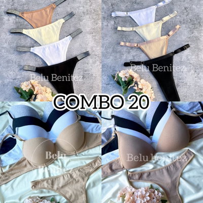Combo ESENCIAL algodón 20 unidades 