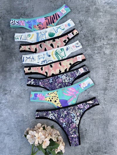 Pack X8 colales estampada