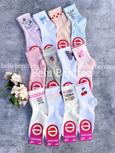 Medias tenis elemento X6 o X12 unid.