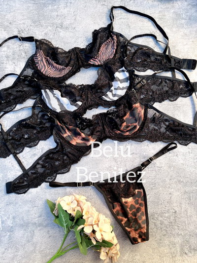 Conjunto brallet aro encaje MEDIA DOCENA