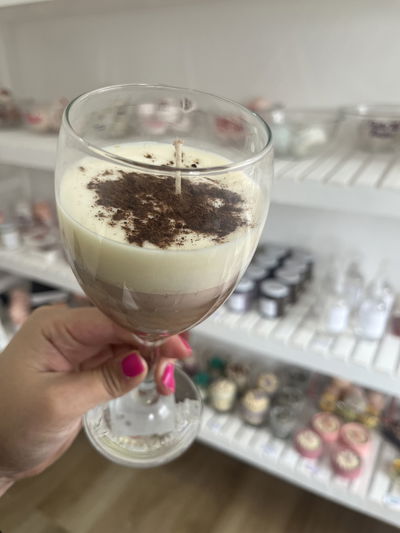 Vela copa café 