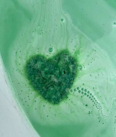 Corazon con espuma