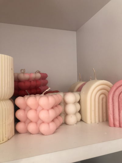 Vela corazones chubby