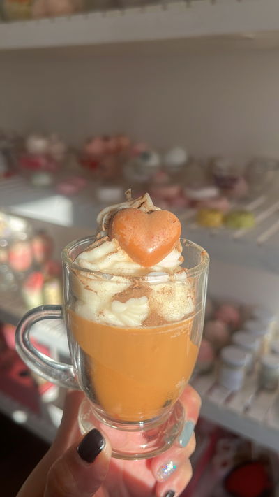 Vela taza chocolate