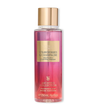 Victoria strawberries and champagne body splash