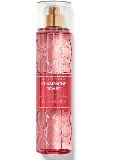 Body splash champagne toast 