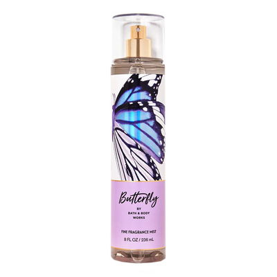 Bath and body body splash butterfly