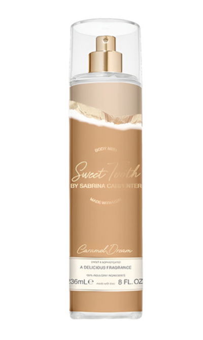 Sabrina carpenter Sweet tooth body splash caramel