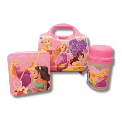 Set Lonchera Caja Sándwich Cantimplora, Diseños Infantiles