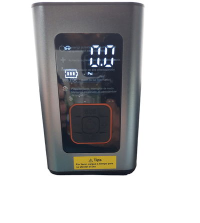 Compresor De Aire Inflador Portátil Inalámbrico Linterna Led