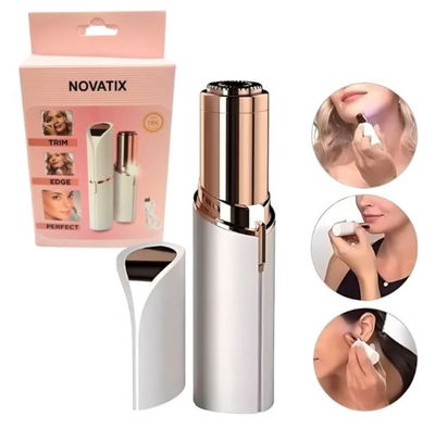 Depiladora Facial Recargable Portátil Sin Dolor Color Blanco