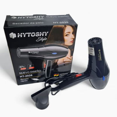 Secador De Pelo Profesional Frio Calor 1000w Color Negro
