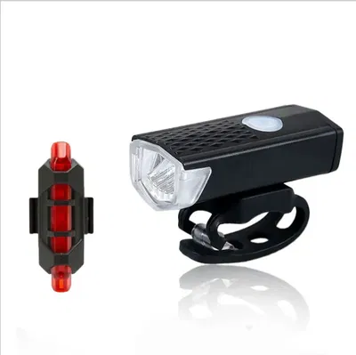 Kit Luces Usb Led Seguridad Bici Del-trasera Resistente Agua