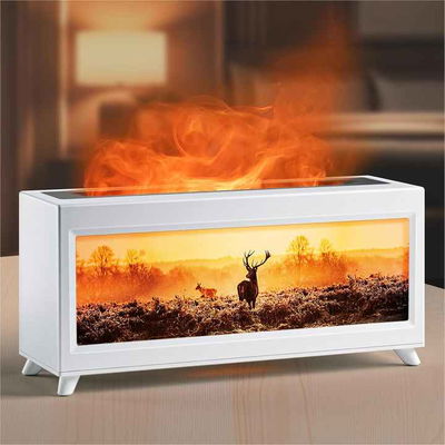 Humidificador Chimenea Difusor Aromático Con control Remoto 
