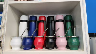 Termo Media Manija ,colores /mate Y Bombilla