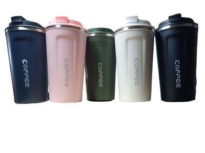 Vaso Reforzado Térmico De Acero Inox. C Sensor Temperatura 500 ML