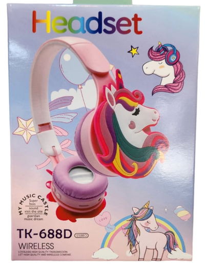 Auriculares Unicornio Inalámbrico Bluetooth Tk-688d