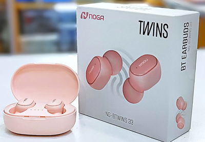 Auriculares Inalámbricos Noga Btwins 33 Rosa In Ear Bt