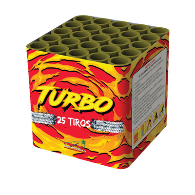 Torta Turbo 25 tiros 0,75" A Todo Color 30″