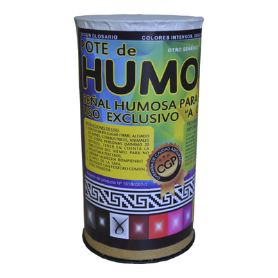 Pote de humo 1 Litro color blanco