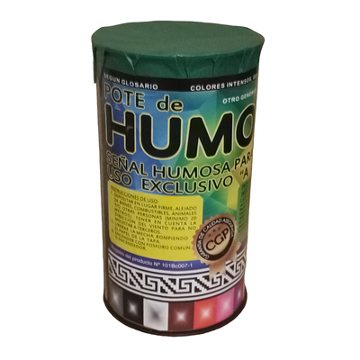 Pote de humo 1 Litro color verde