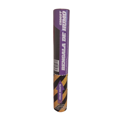 Bengala de humo color violeta