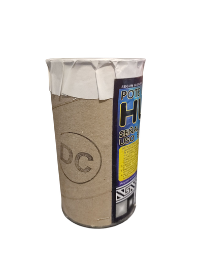 Pote de humo grande Doble Carga color blanco