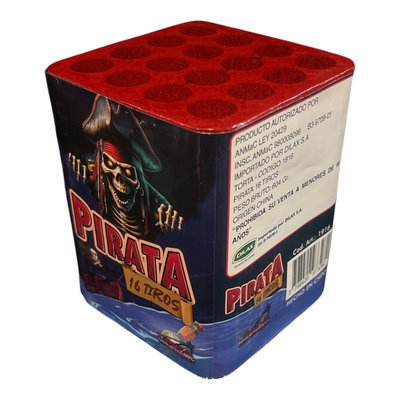 Torta Pirata 16 tiros 0,6"