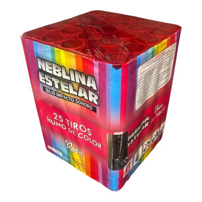 Torta de Humo Neblina Estelar 25 tiros rosa