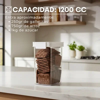 contenedor hermético 1200cc