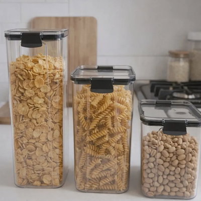 contenedores hermeticos cuadrado x3