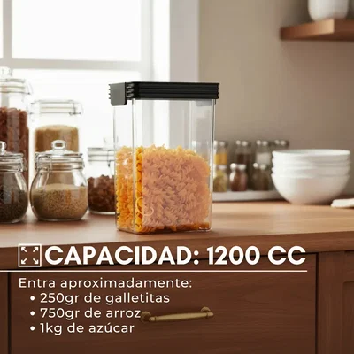 contenedor hermético 1200cc