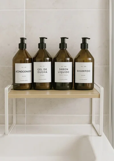 set de dispenser x4 vidrio