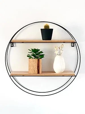 estante flotante circular 44 cm