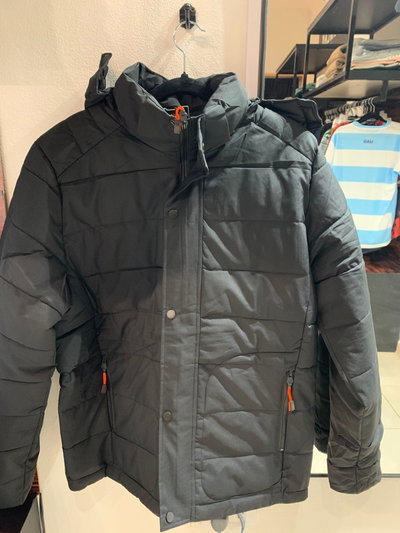 CAMPERA CON PIEL 
