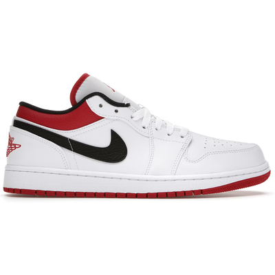 NIKE AIR JORDAN 1 LOW WHITE UNIVERSITY RED
