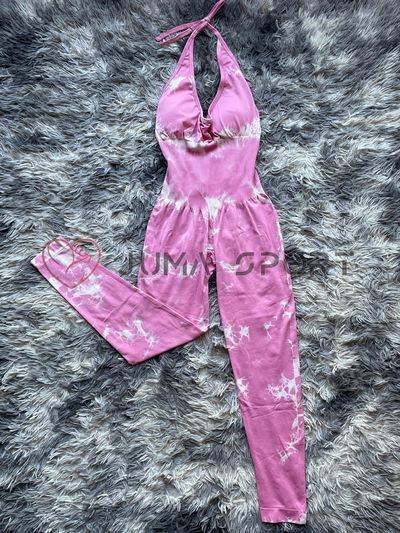 Catsuit Batik Largo (Rosa Pastel)