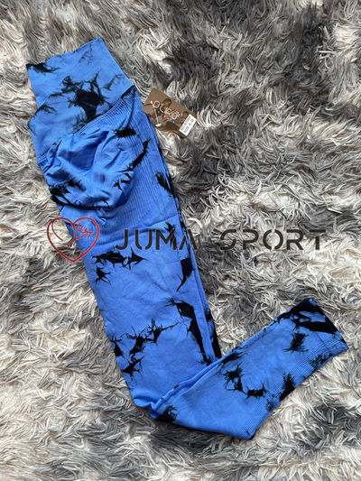 Calza Seamless cola en V (Azul)