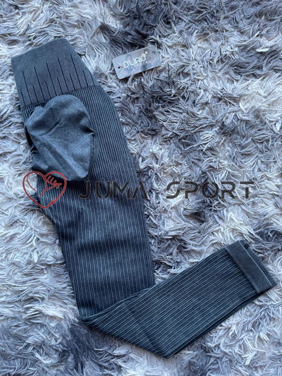 Calza Seamless acanelada (Negro)