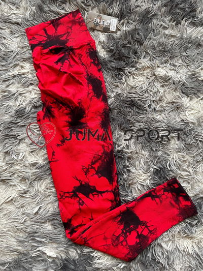 Calza Seamless cola en V (Rojo)