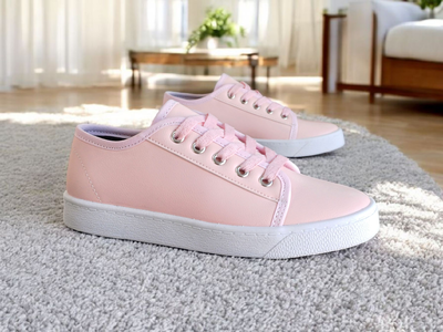 Zapatillas CUERO P.U. ROSA
