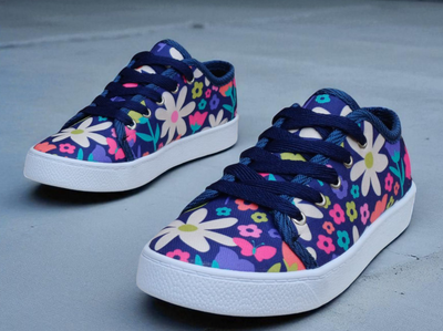 ZAPATILLAS DE LONA FLOWERS 