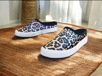 Zuecos LONA ANIMAL PRINT 