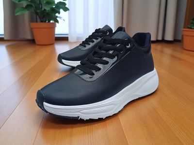 Zapatillas ZOOM CUERO P.U. NEGRO 