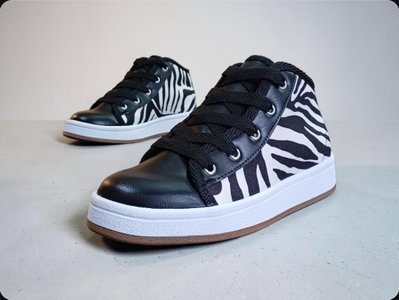 BOTITAS CEBRA & CUERO P.U. NEGRO