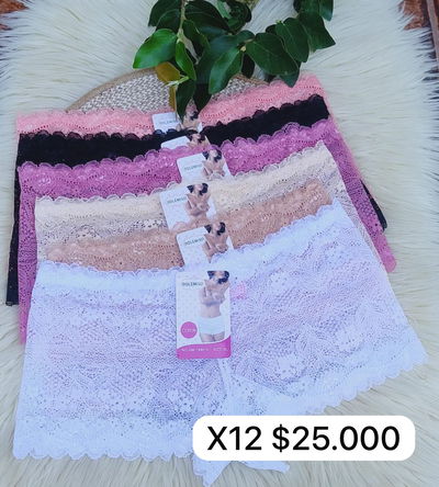 Culotte de encaje por docena